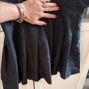 American Apparel Black Pleated Skirt